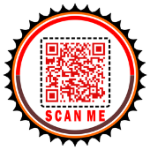 Custom QR code design sample 4 for business use