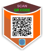 Custom QR code design sample 5 for product label
